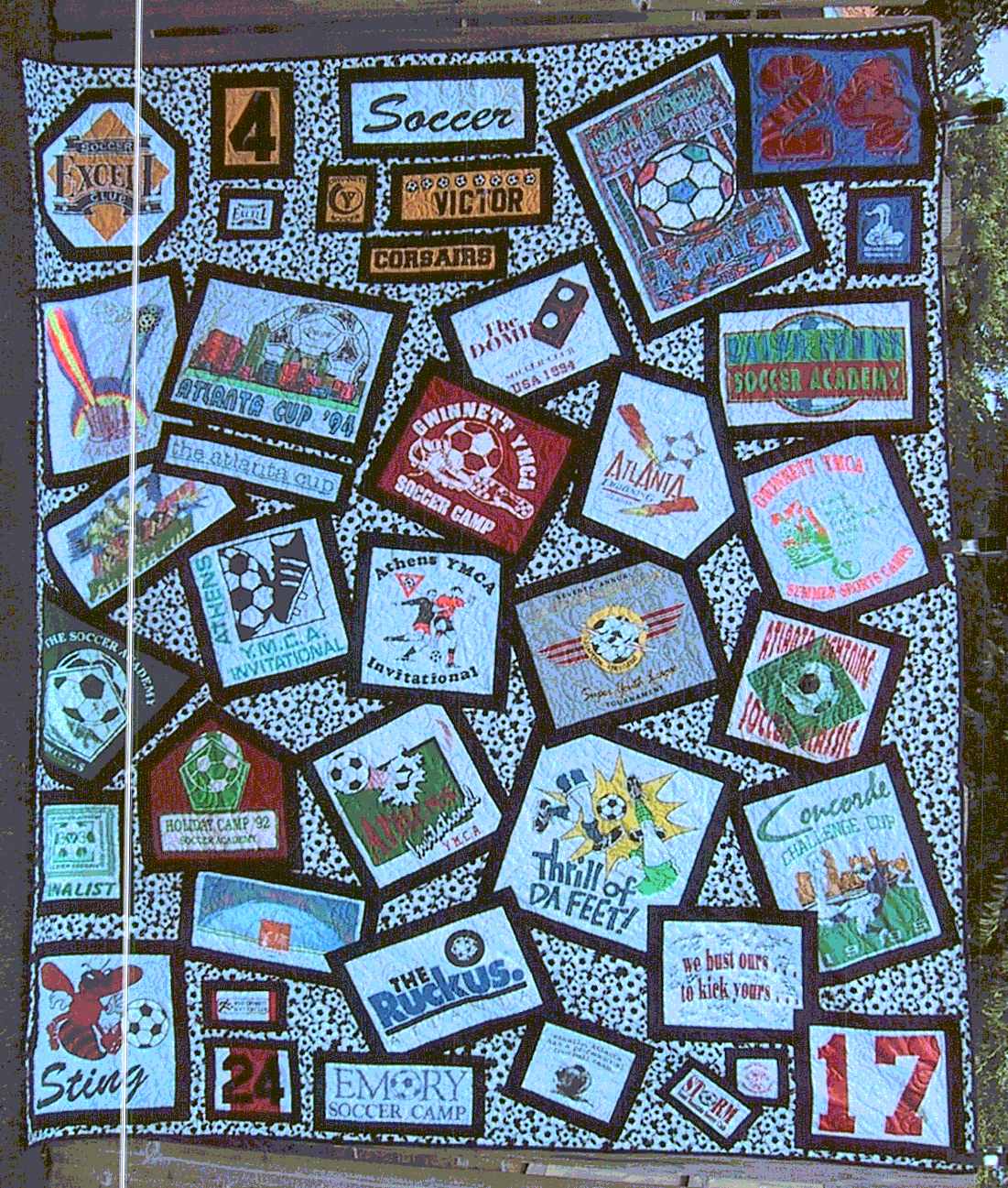 collage t shirt quilt